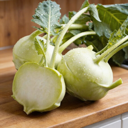 White Vienna, Kohlrabi Seeds - Packet image number null